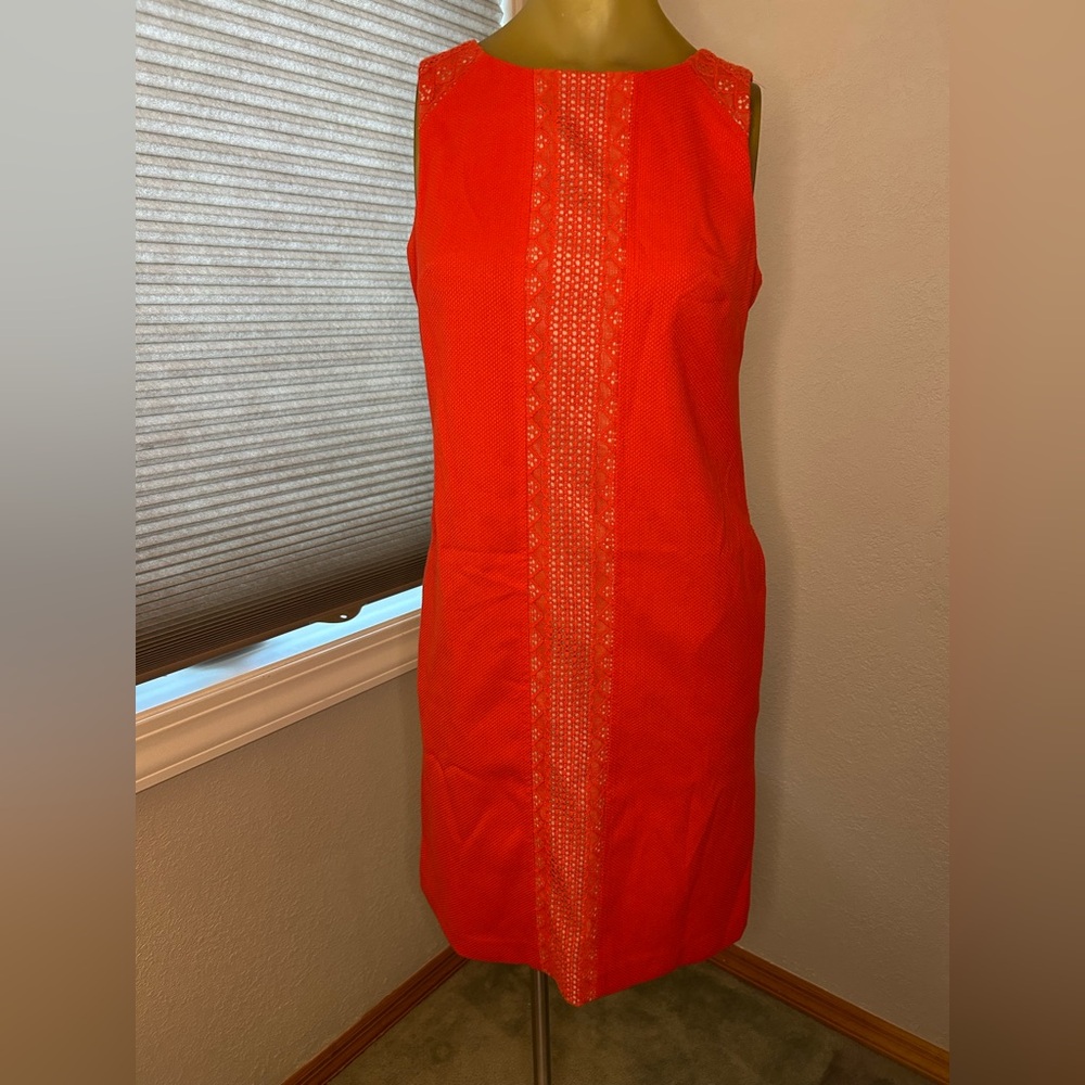 Nine West dress: size 2. Burnt orange color